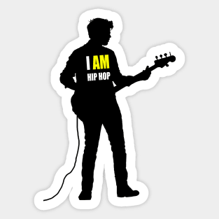 IAHH-SILHOUETTE-GUITARIST-MALE-1 Sticker